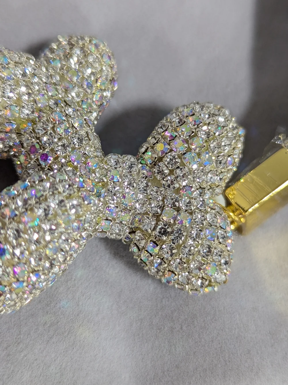 Crystal Rhinestone Balloon Dog Bag Charm NWOT